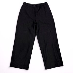 Y2K DKNY ESSENTIALS WIDE LEG WOOL PANTS ANKLE LENGTH